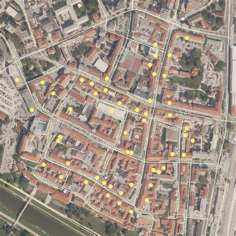 Zemljevid kulinaričnih točk v centru Celja