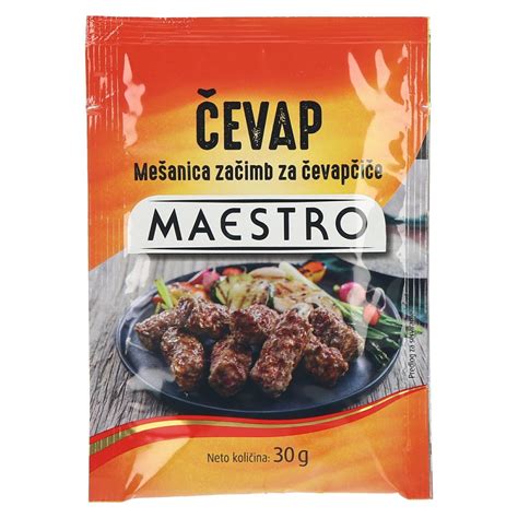 Infografika z razrezom mesa za čevapčiče
