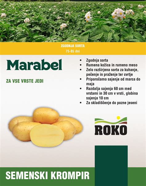 Prikaz etiket za semenski krompir