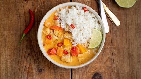 shema priprave curry omake s piščancem