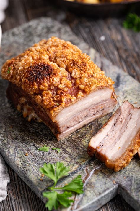 hrustljava pečena koža na rebrcih