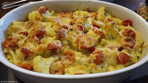 Celotna cvetača se peče v pečici