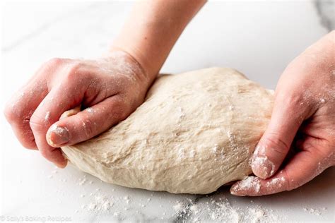 Thematic photo of potato dough being kneaded