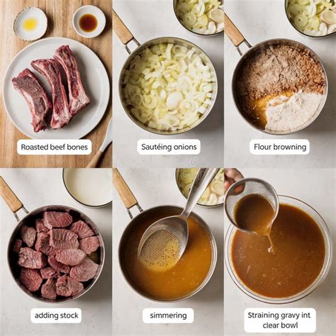 Infographics showing the ingredients and steps for preparing the Stefani pečenka meat mixture.