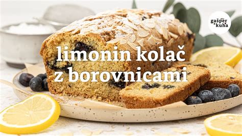 Borovnice, sladkor in limonin sok za nadev pite