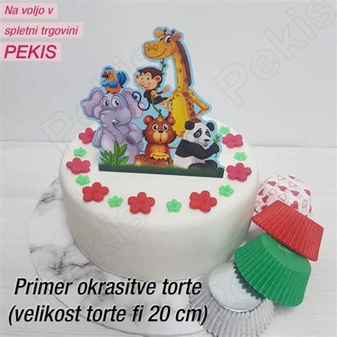 detajlna fotografija ročno izdelane figure za torto