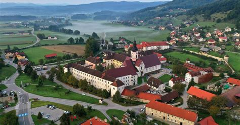 Zemljevid samostanskega kompleksa v Stični z okolico