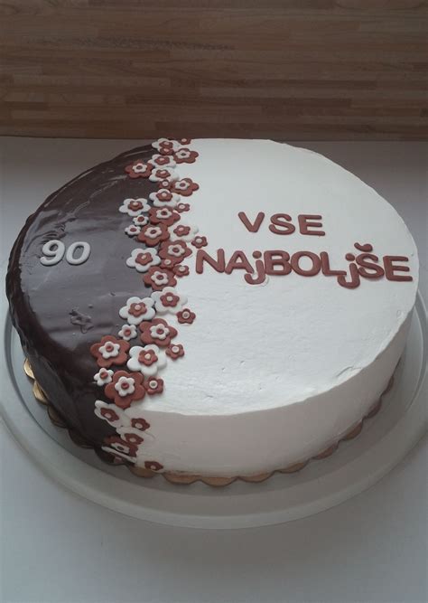 Tematska fotografija torte za 50. rojstni dan z dekoracijo