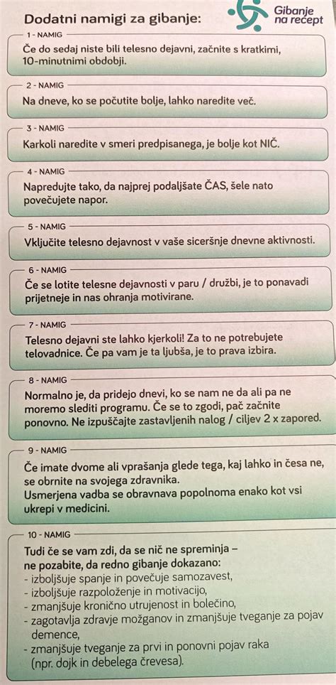 Ilustracija zelenega recepta s poudarjenimi ključnimi polji za izpolnjevanje.
