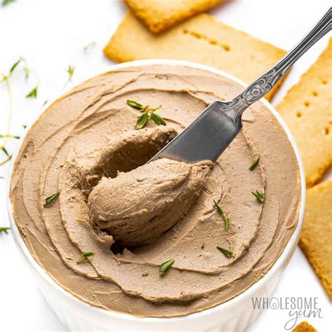 Infographics on the preparation steps of chicken liver pate