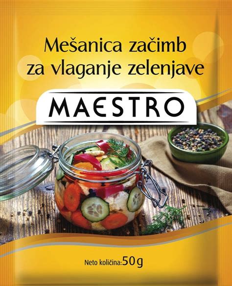 mešanica začimb za vlaganje kumaric