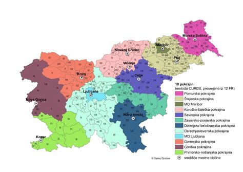 Karta: Prikaz nemških in švabskih regij