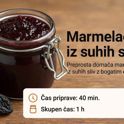 Priprava nadeva iz svežih sliv