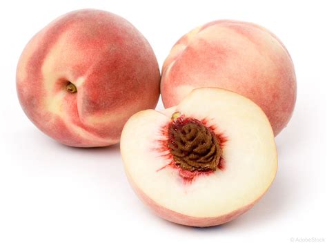 ilustracija svežih breskev, pripravljenih za obdelavo