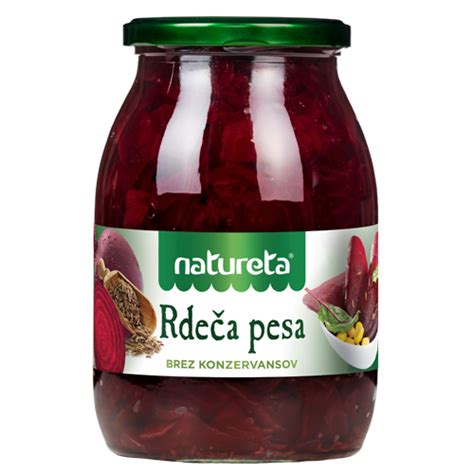 Rdeča pesa v kozarcu