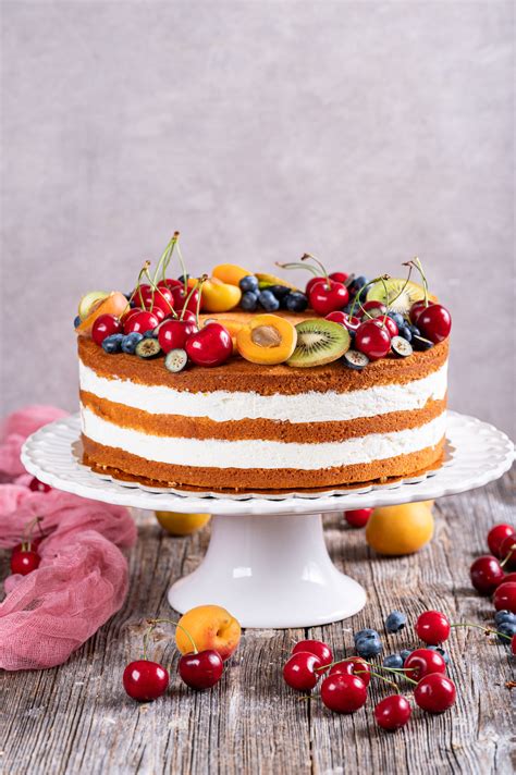 primer uporabe želatine fix pri pripravi torte s sadjem