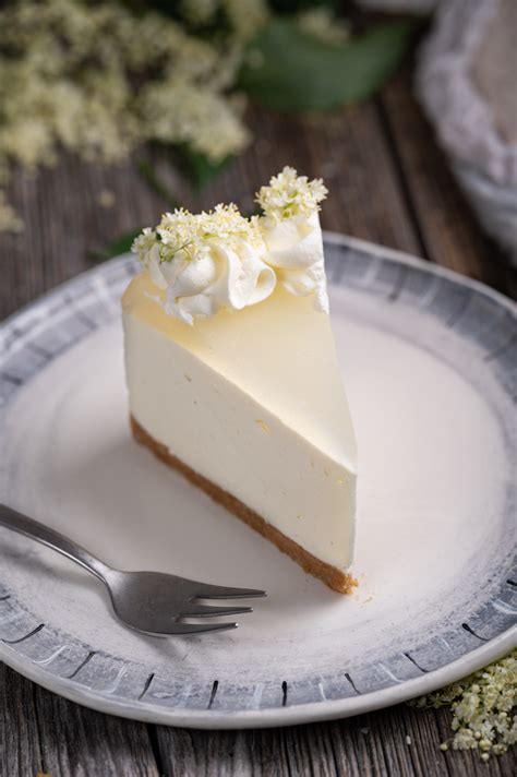 fotografija: japonski cheesecake brez peke, postrežen