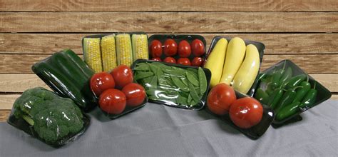 Infographics showing information on fresh and packaged vegetables