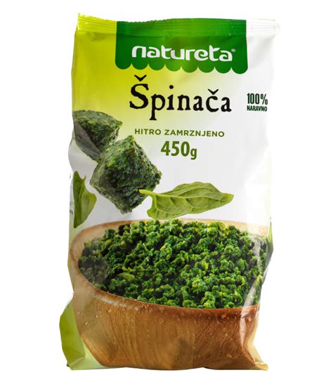 Foto zamrznjena špinača