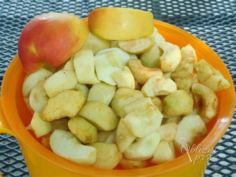 priprava jabolčne čežane