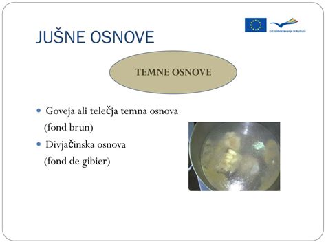 priprava jušne osnove (fond)