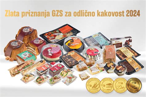 Raznolika paleta nagrajenih pekovskih, testeninarskih in slaščičarskih izdelkov