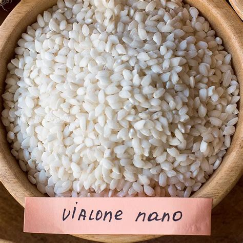 Različne vrste riža: okroglozrnati Arborio, Carnaroli in Vialone Nano