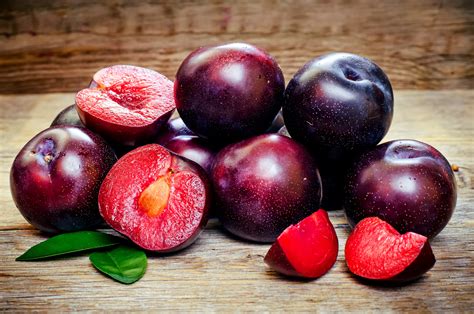 Thematic photo of fresh plums