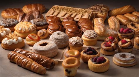 Thematic photo of various cakes and pastries