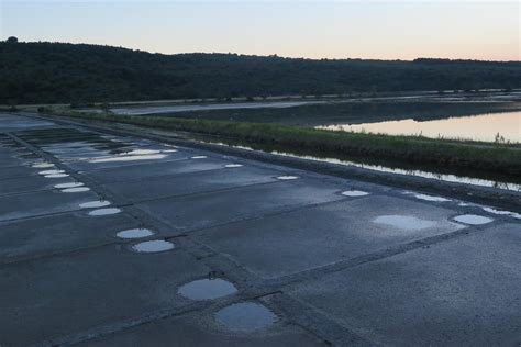 Fotografija solnih polj v Sečovljah s piransko soljo