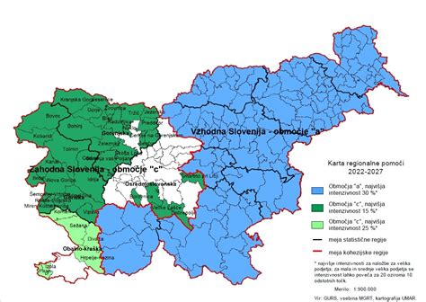 Karta: regionalne različice priprave mlinčev v Sloveniji