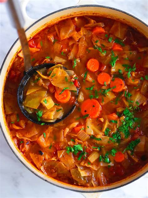 Thematic photo of cabbage soup