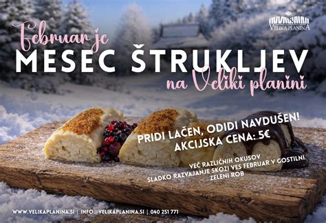 Fotografija sveže pripravljenih štrukljev, postreženih na krožniku