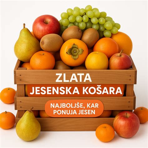 Ilustracija zrelega jesenskega sadja, s poudarkom na jabolkih.