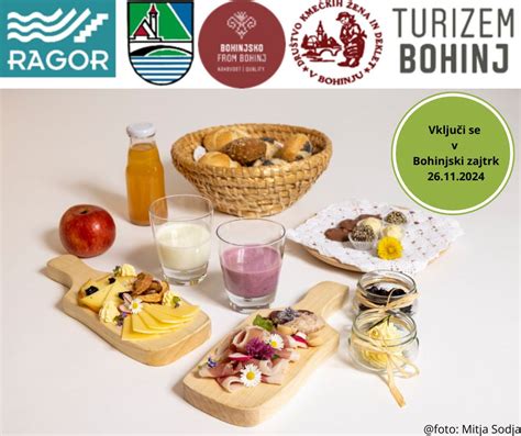 Bohinjski zajtrk z lokalnimi sestavinami