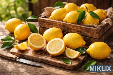 fotografija svežih limon različnih odtenkov z navedbo zrelosti
