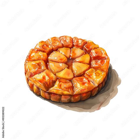Historical illustration of the accidental creation of tarte Tatin