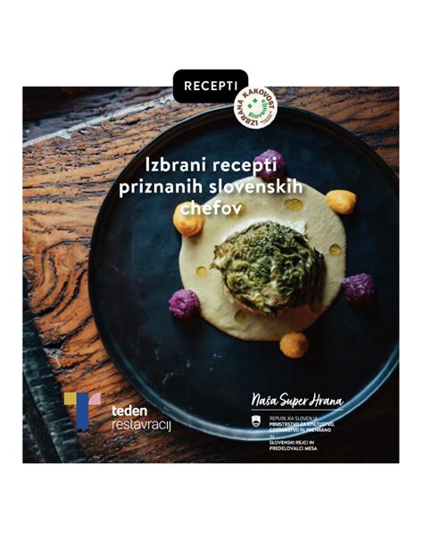Infografika: Pregled različnih slovenskih jedi in receptov, ki so bili predstavljeni v Svetovalnici.