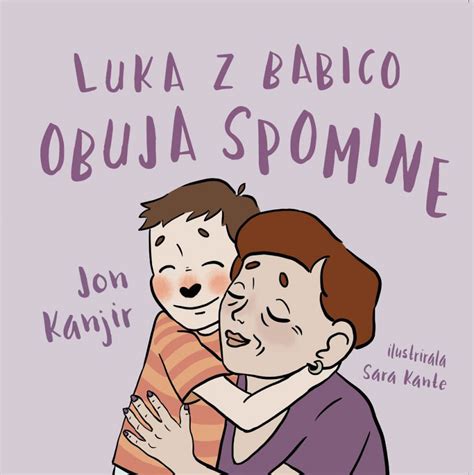 Ilustracija otrok ob petju pesmic z babico