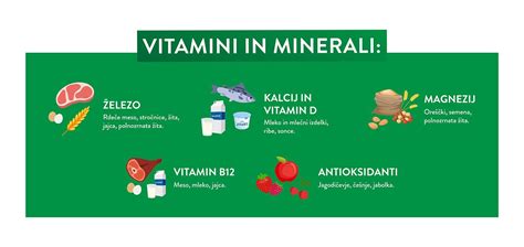 infografika z prikazom vsebnosti vitaminov in mineralov v ovsenih kosmičih
