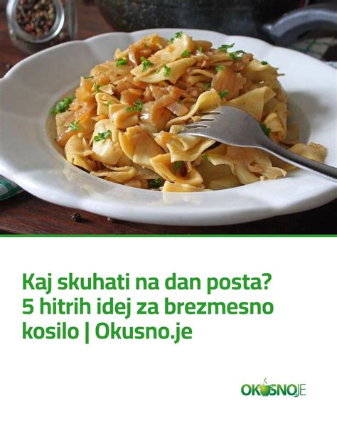 Infografika: pet hitrih receptov za kosilo
