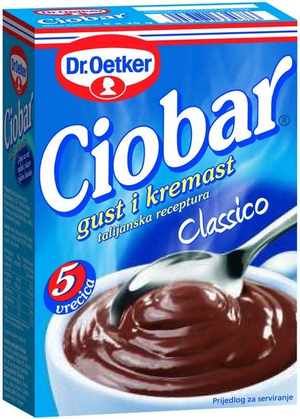 Pakiranje Dr. Oetker Ciobar vroče čokolade v prahu