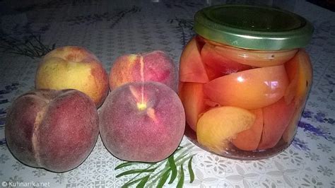 Pripravljene breskve za kuhanje