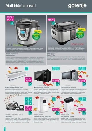 Infografika: Vsebina 8-delnega seta Gorenje posode z dimenzijami