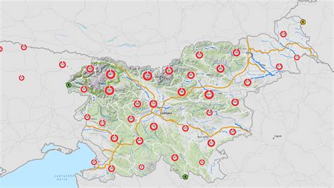 Karta planinskih poti na Krvavico in Čemšeniško planino