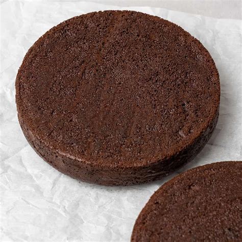 Photo of crumbled chocolate sponge cake