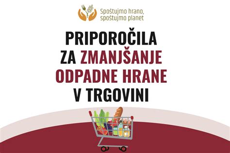 Infografika: Priporočila za javna naročila hrane v Sloveniji