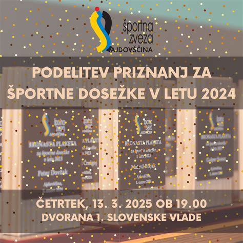 Svečana podelitev priznanj v športu