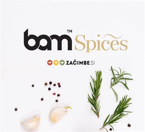 Slika različnih začimbnih mešanic BAM spices.