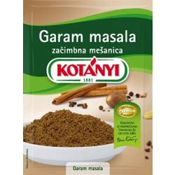 Mešanica celih in mletih začimb garam masale